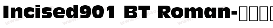 Incised901 BT Roman字体转换
